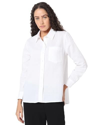 VERO MODA Women Regular Fit White Shirt