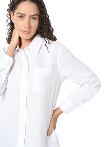 VERO MODA Women Regular Fit White Shirt - Image 3