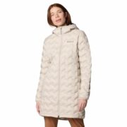 Columbia Women Beige HEAT SEAL Delta Ridge II Down Jacket,