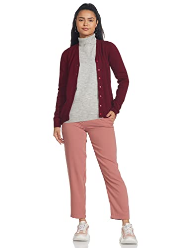 Symbol Women's Acrylic Quilted Jacket Cardigan Sweater - Image 3