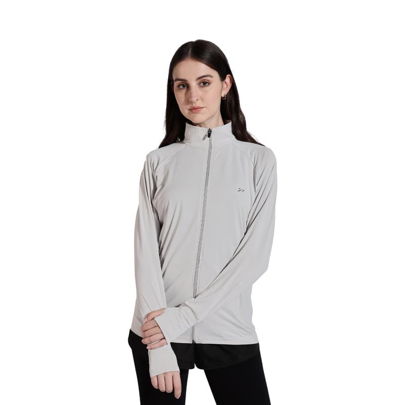 BLUE TYGA Womens Sunscreen Jacket ICE | UPF 50+ sun protection | Cool Rush Technology for instant cooling | Sweat-wicking, anti-microbial fabric | Blocks UVA/UVB rays | Lightweight, all-day freshness.