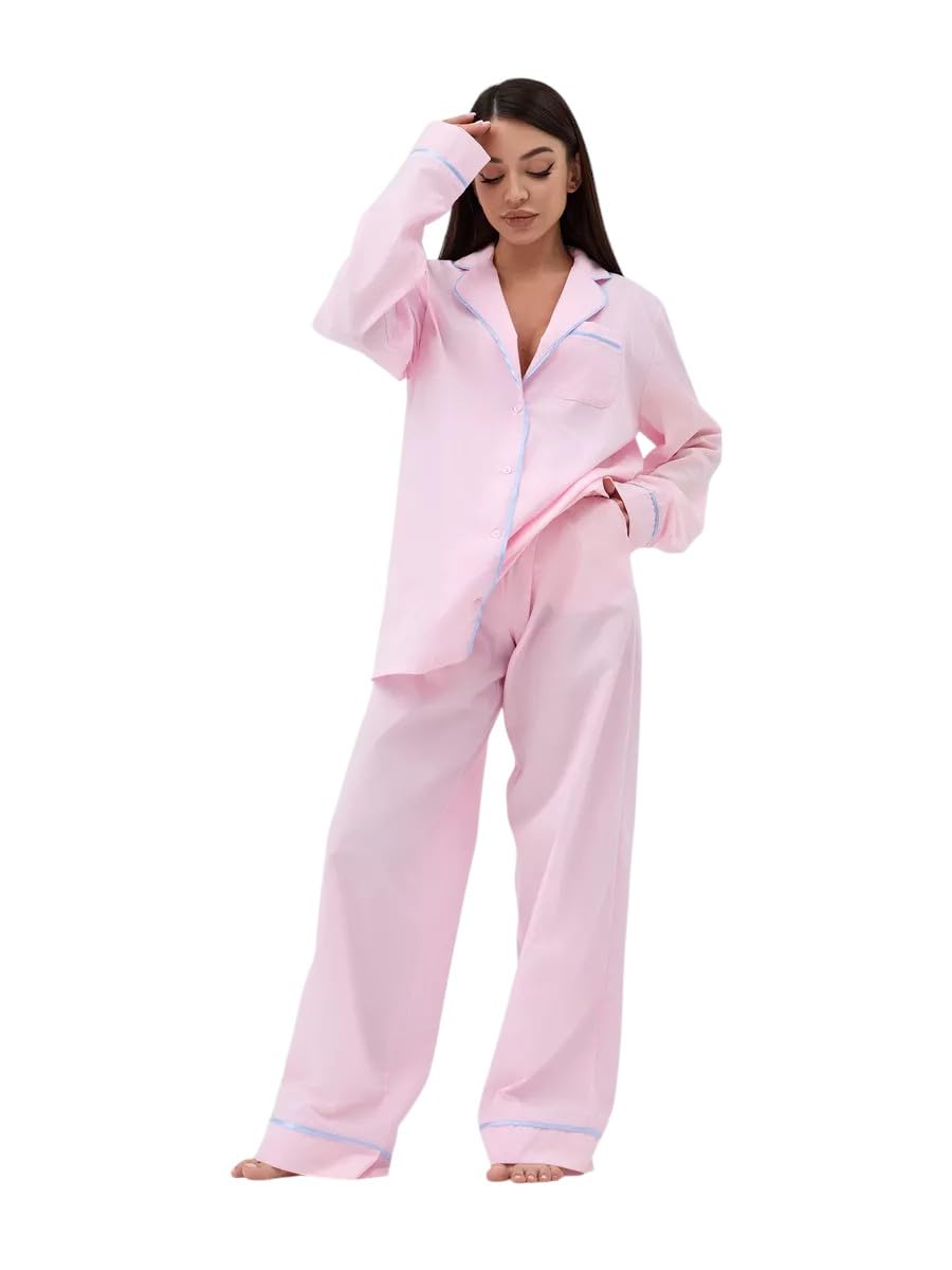 100% Cotton Lounge Set for Women | Coord Set | Nightdress | Relaxed Fit | Sizes XS to 3XL | Bella Babe Luxury Nightsuits