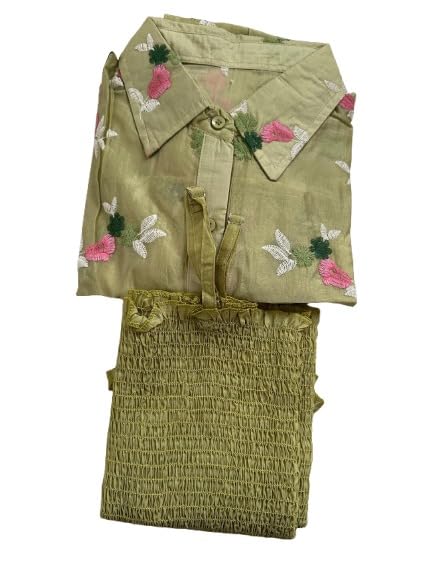 Women Stylish Sheer Shirt Top - Image 4