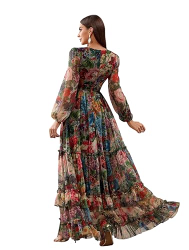 LITZO Women's Georgette A-Line Maxi Dress - Image 7