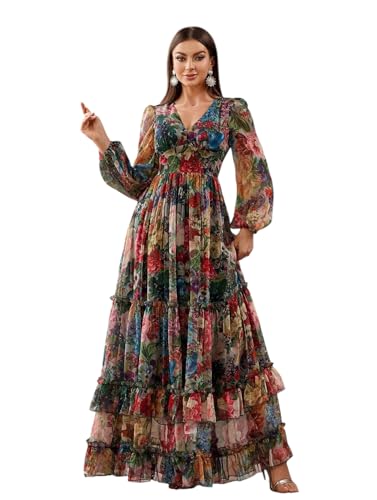 LITZO Women's Georgette A-Line Maxi Dress - Image 6