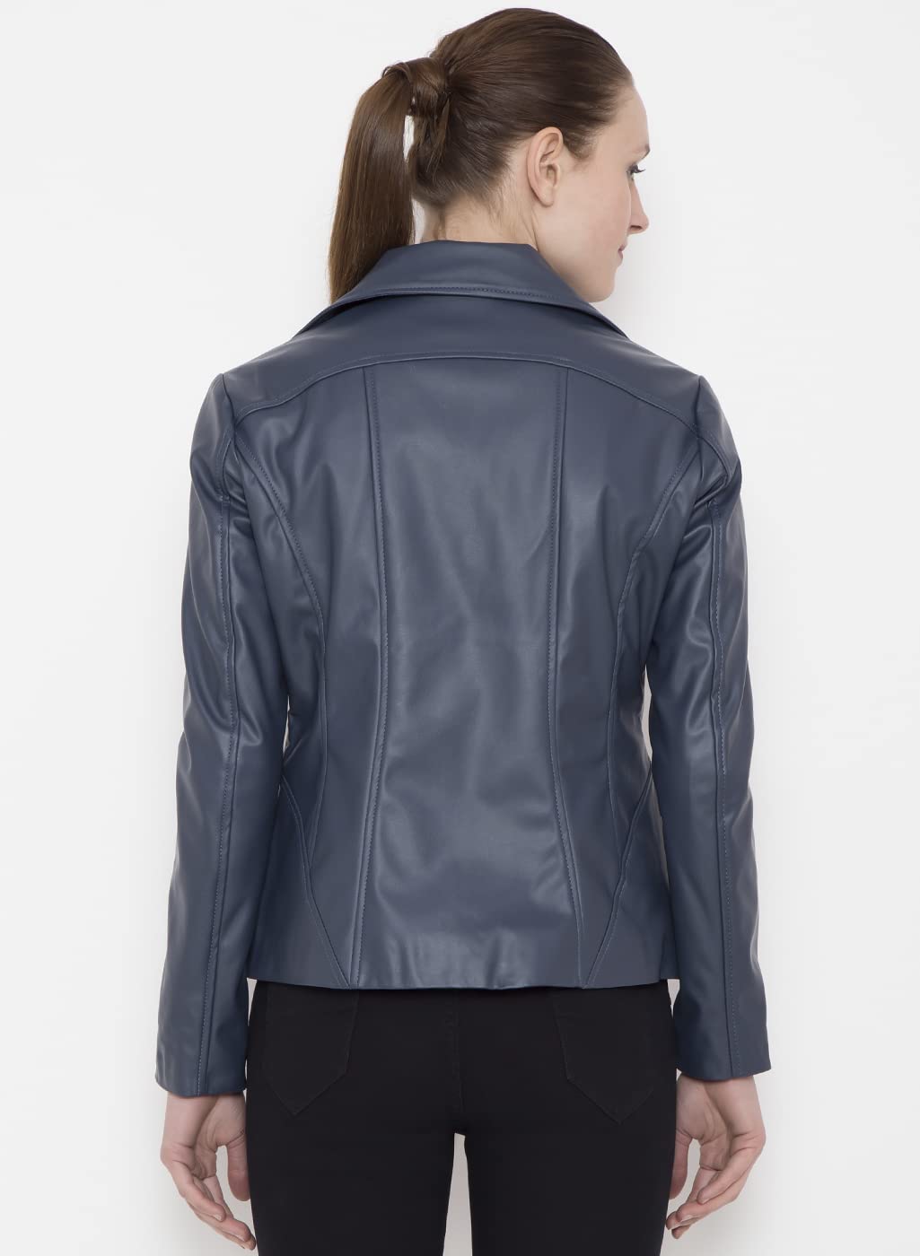 Le Alba Ladies Faux Leather/PU Jackets | Maria | Women Jacket | Faux Leather Jacket | Jackets - Image 4