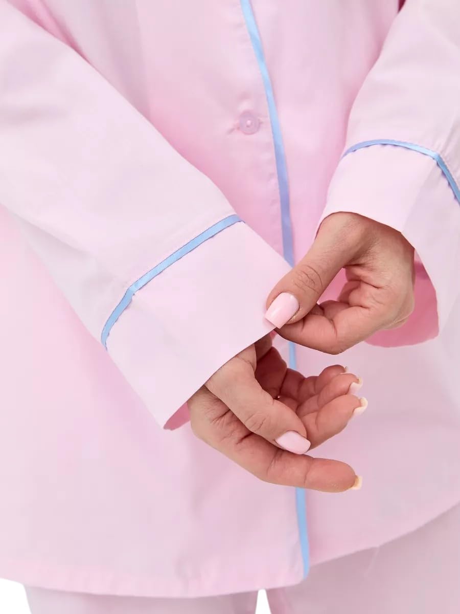 100% Cotton Lounge Set for Women | Coord Set | Nightdress | Relaxed Fit | Sizes XS to 3XL | Bella Babe Luxury Nightsuits - Image 2