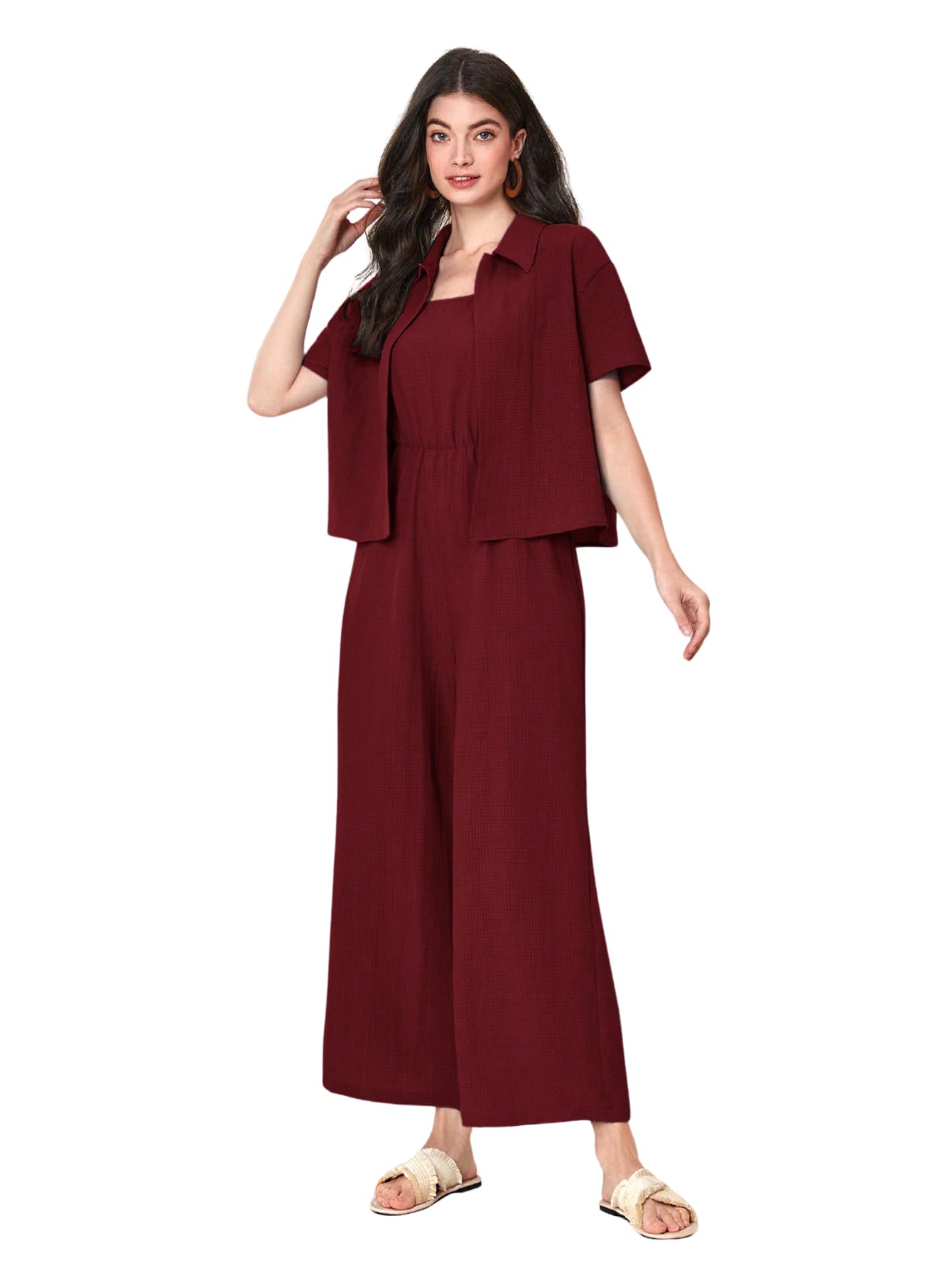 TOPLOT Jumpsuit for Women || Coordset for women || Co ord Western