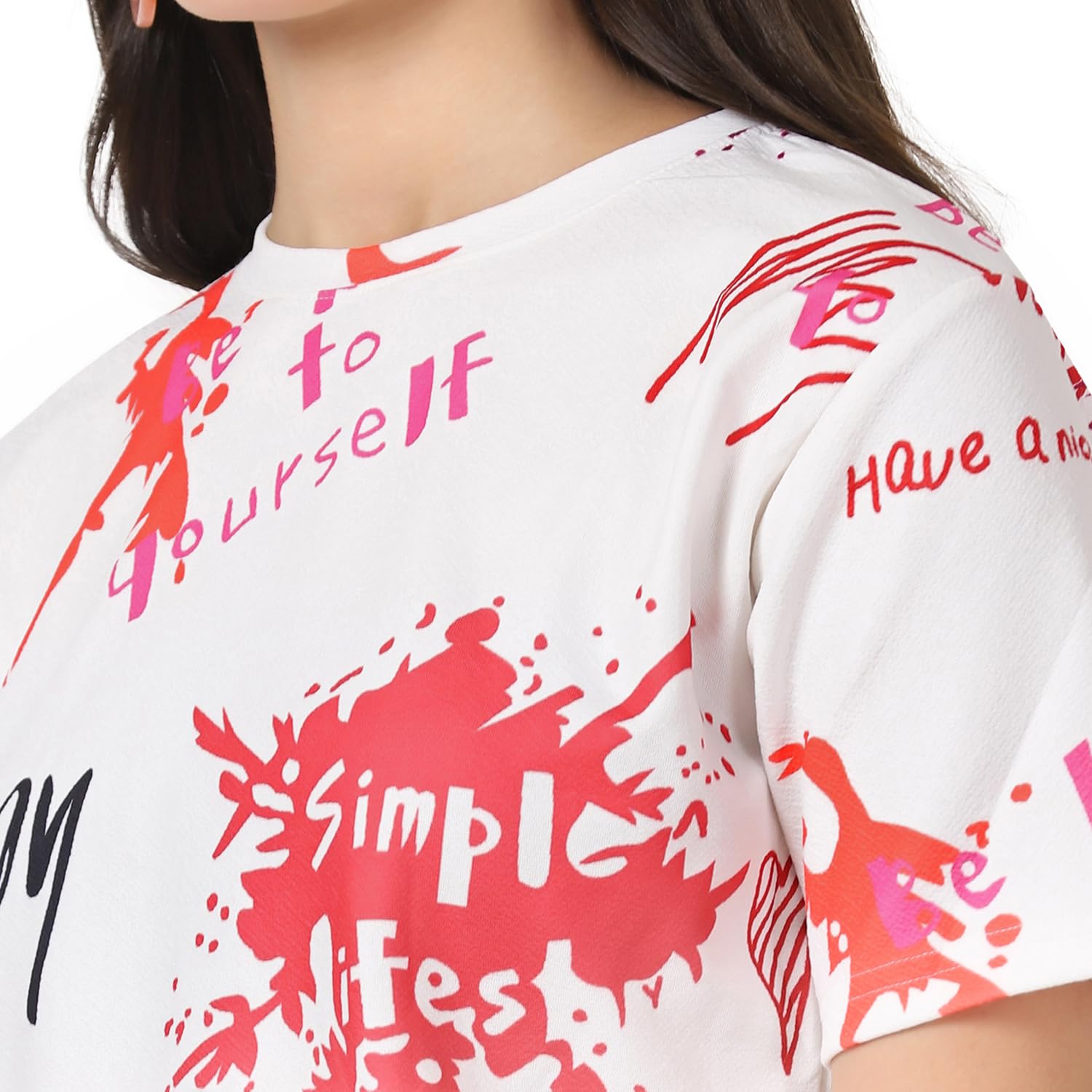 DHRUVI TRENDZ Womens Lycra Pyjama Sets Regular Fit Pajama Set - Image 4