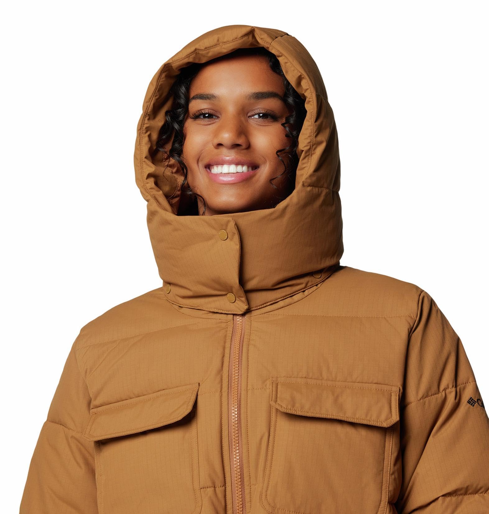 Columbia Women Brown Omni Heat Inifnity Longhorn Ridge Insulated Jacket, - Image 6