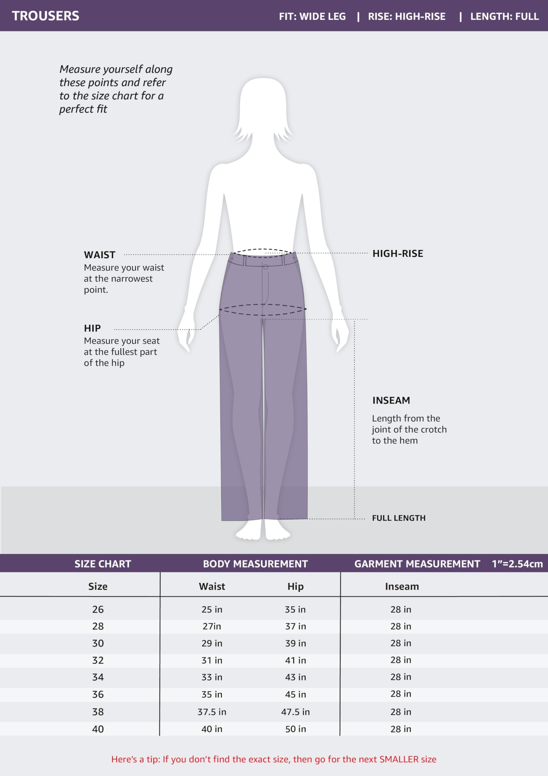 Symbol Women's Wide Leg Formal Trouser - Image 3