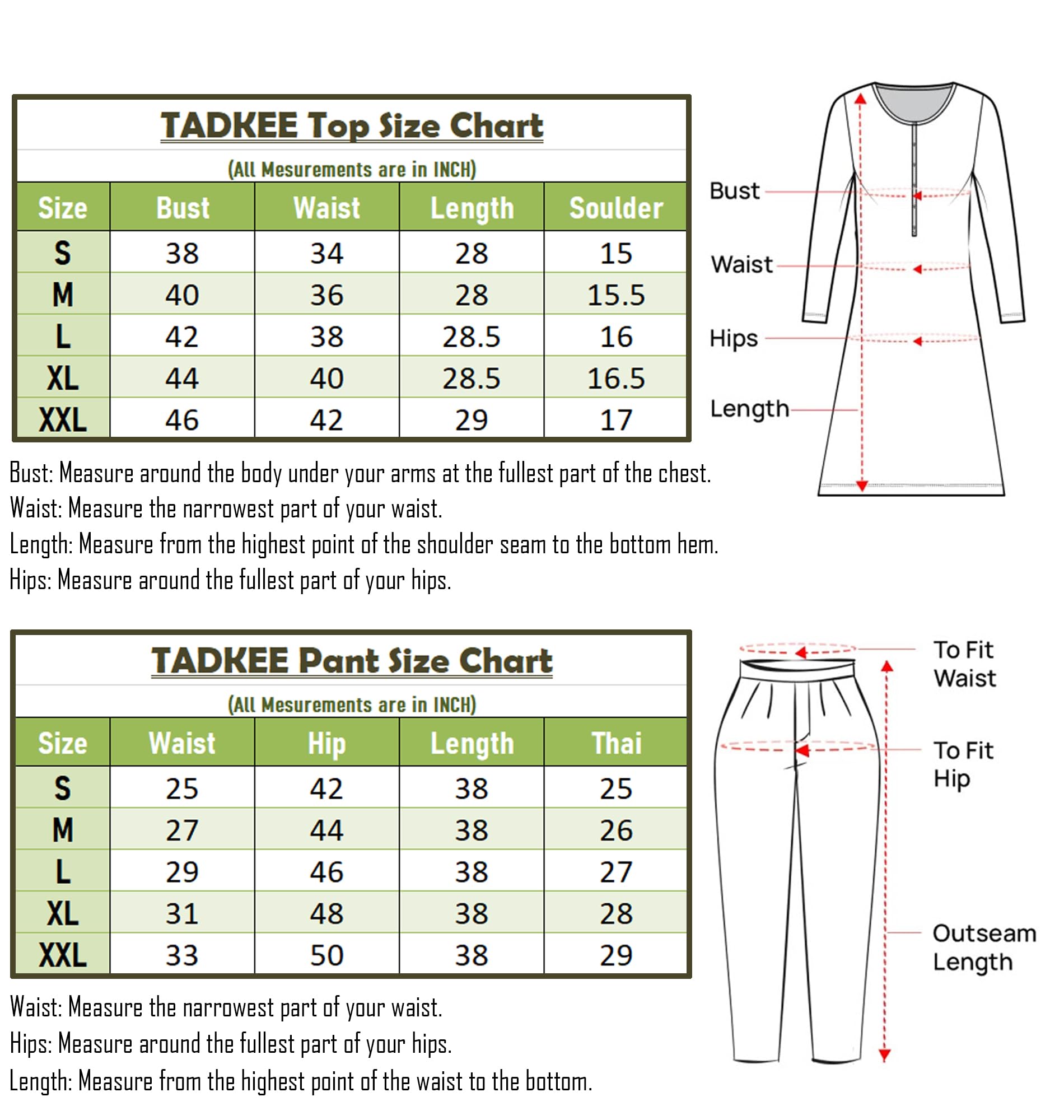 TADKEE Women's Solid Color Casual Long Sleeve Top and Pant Co-ord Set with Pockets | Co ord Set for Women | Kurta Set for Women - Image 2