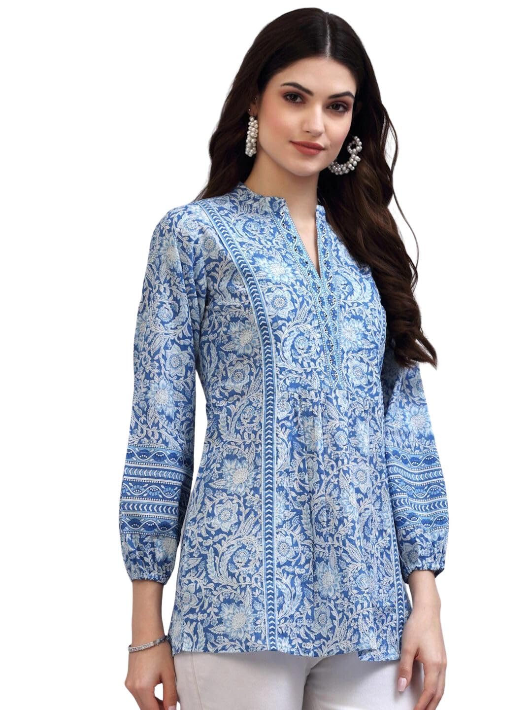 rytras Women's Floral Printed Rayon Top - Image 5