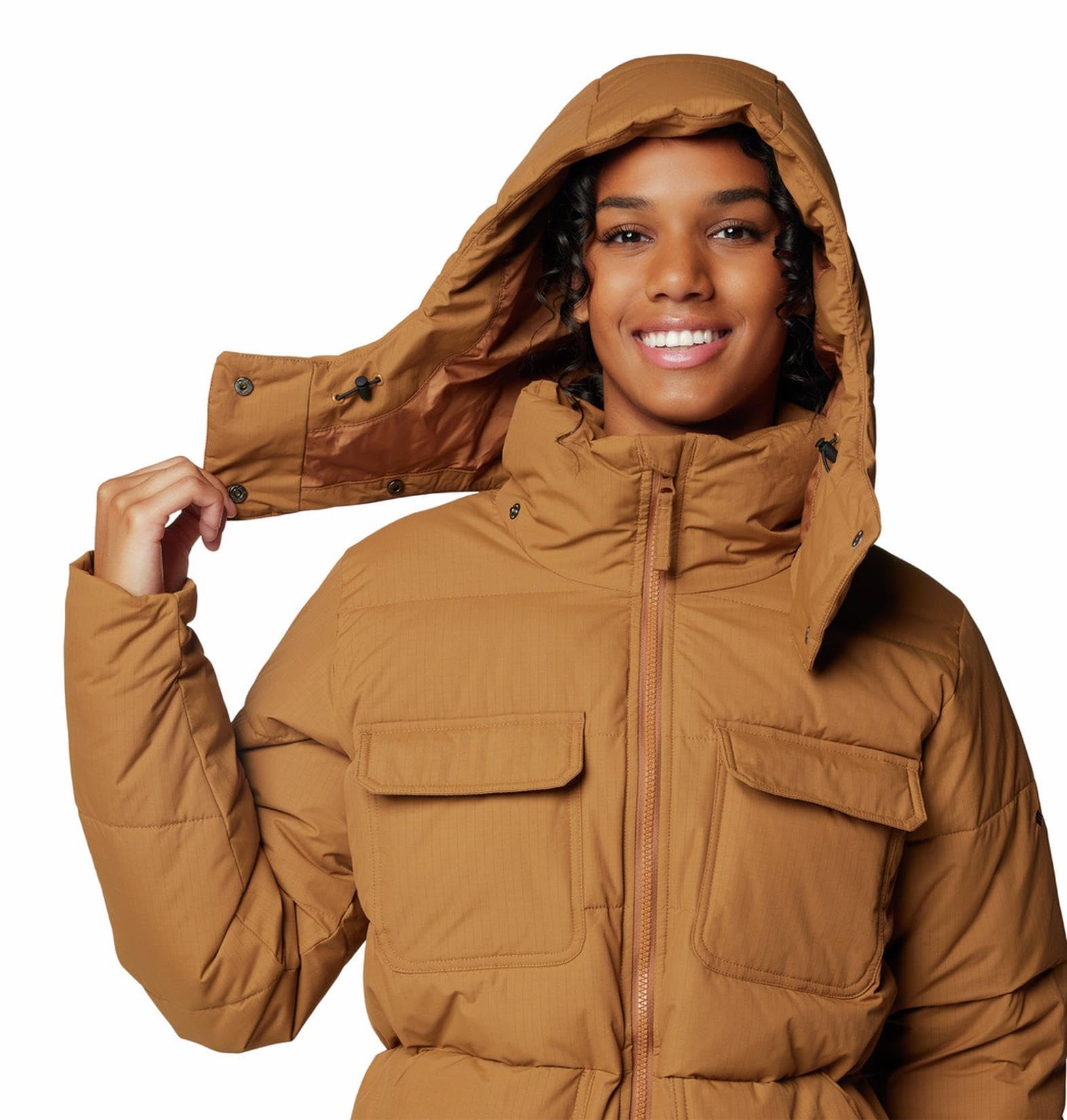 Columbia Women Brown Omni Heat Inifnity Longhorn Ridge Insulated Jacket, - Image 4