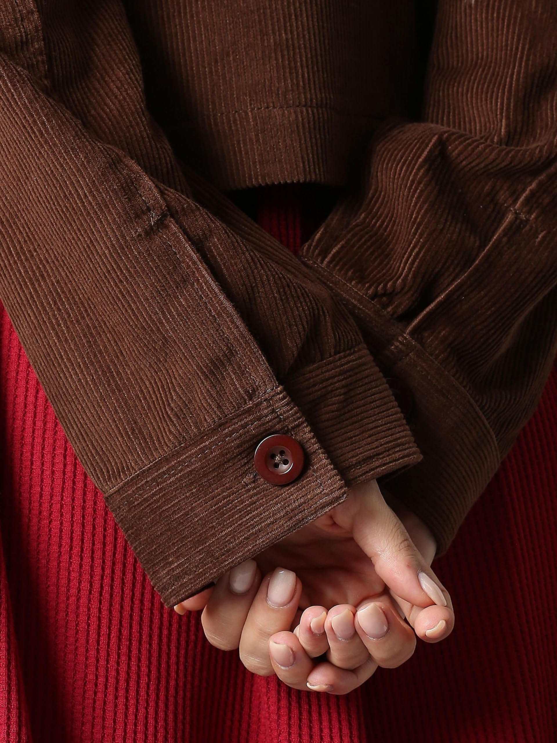 Dream of Glory Inc. Women's Corduroy Bomber Jacket - Image 2