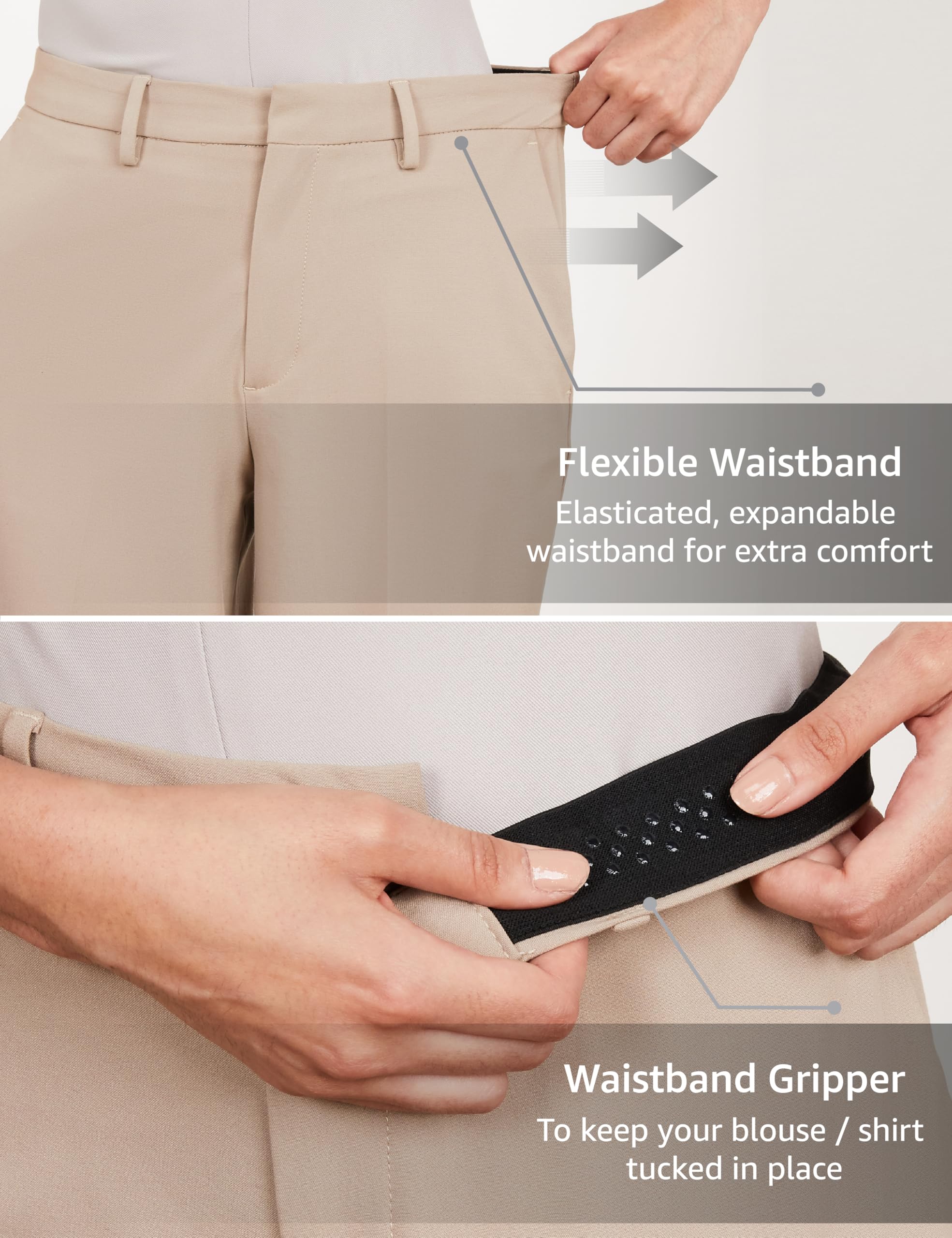 Symbol Premium Women's Relaxed Business Casual Pants - Image 7