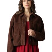 Dream of Glory Inc. Women's Corduroy Bomber Jacket