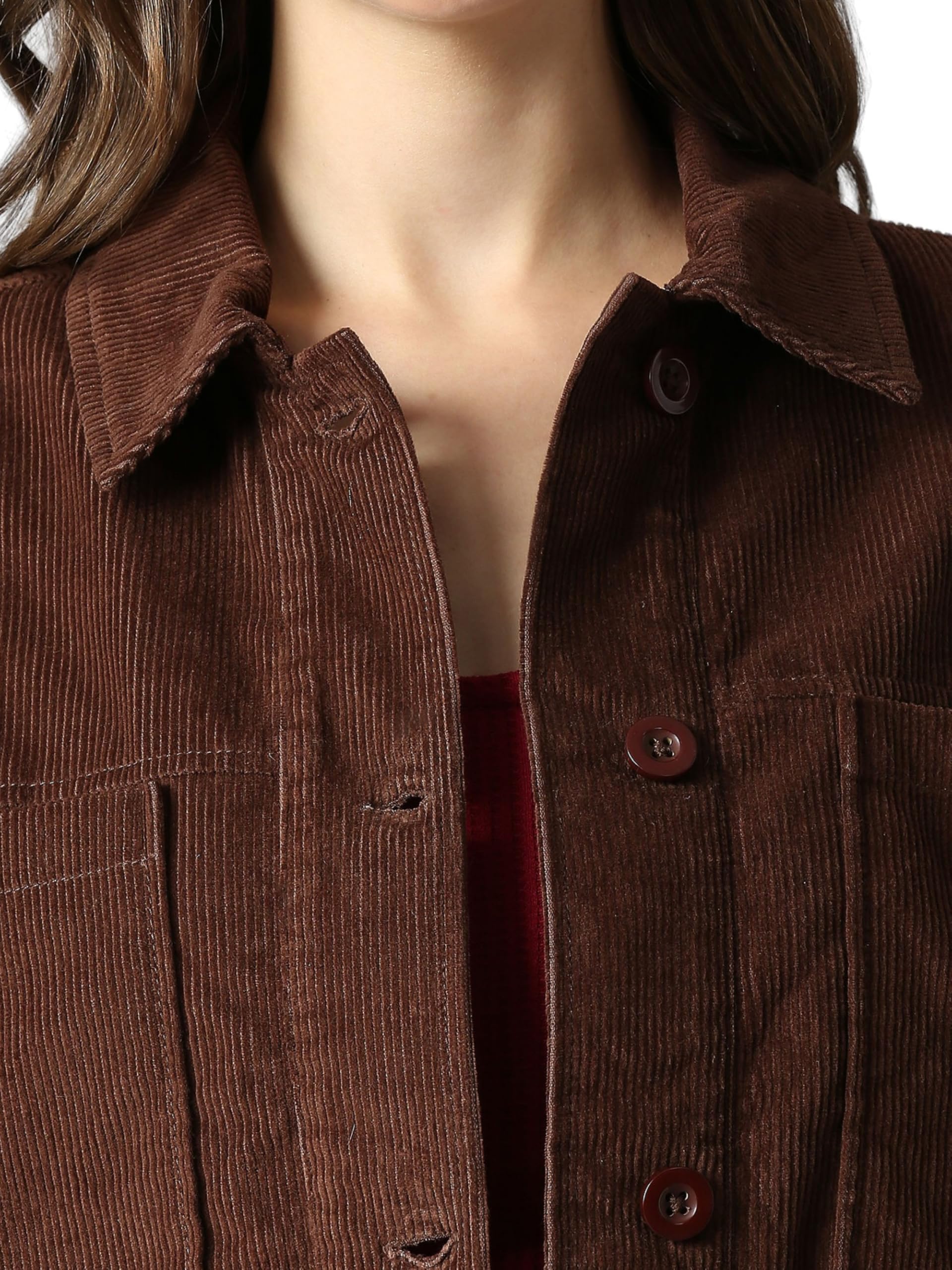 Dream of Glory Inc. Women's Corduroy Bomber Jacket - Image 5