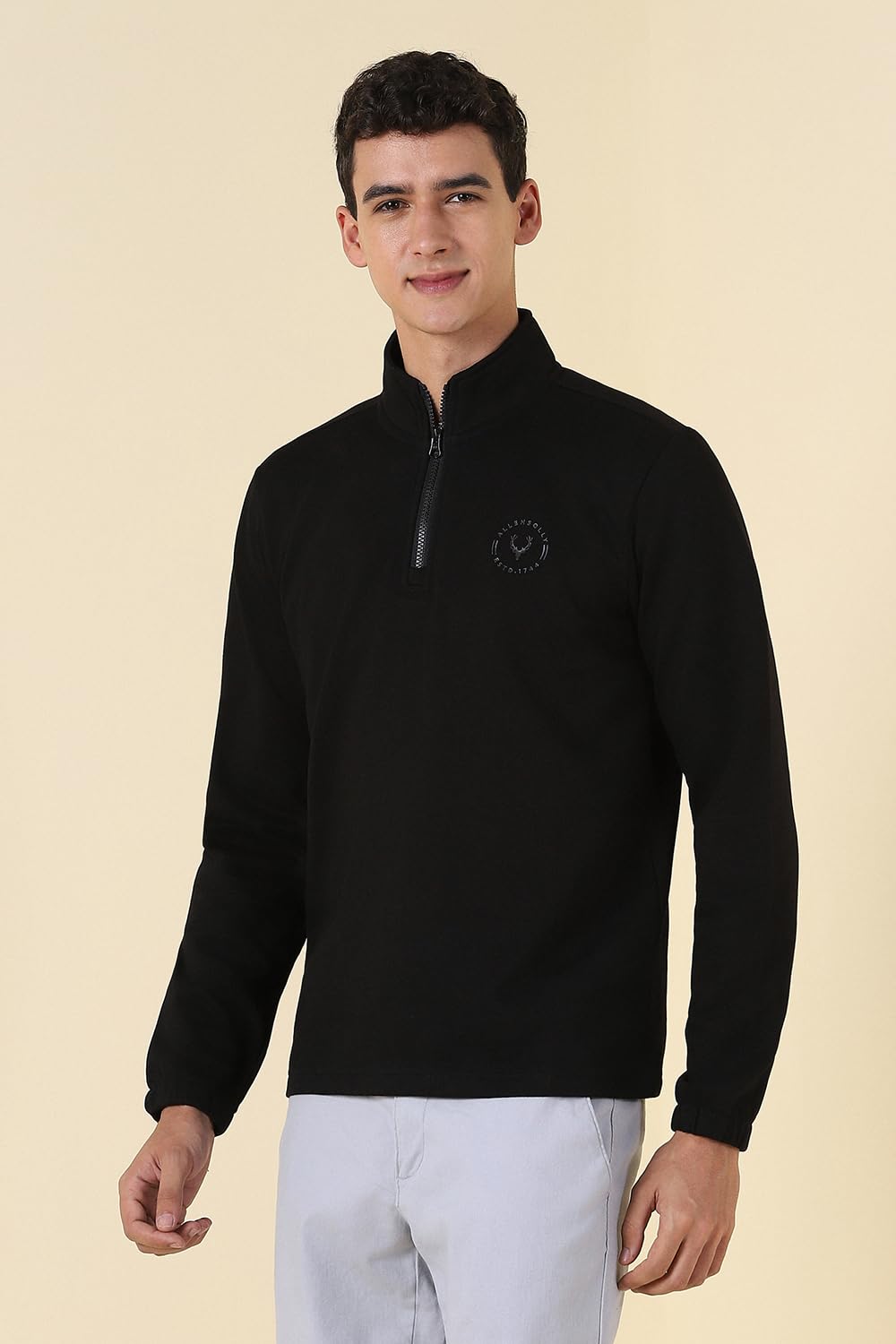 Allen Solly Mens Sweatshirt Black - Image 5