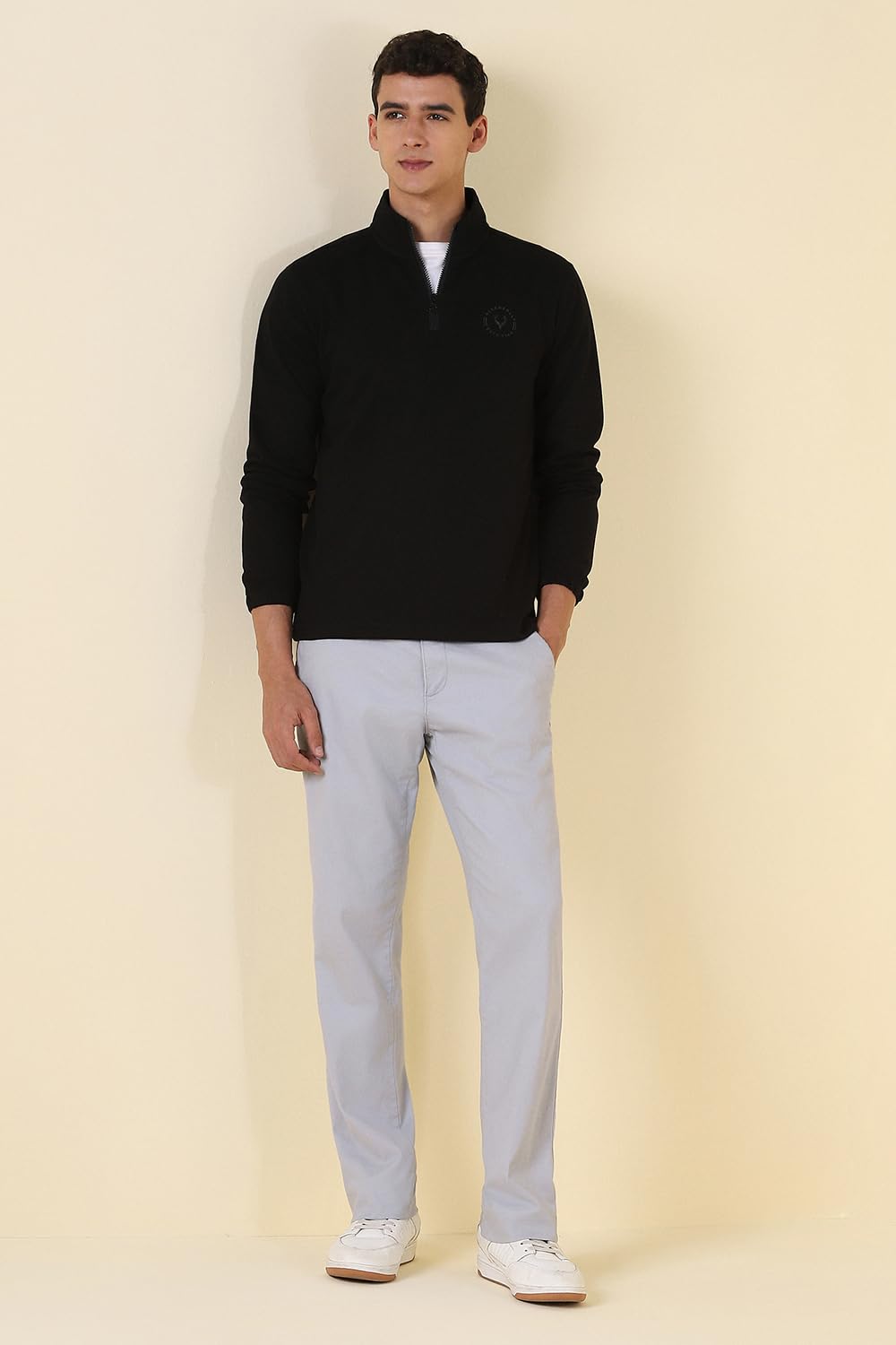 Allen Solly Mens Sweatshirt Black - Image 2