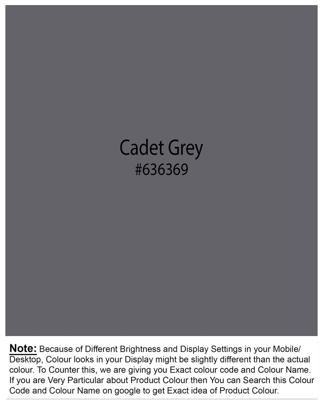 CB-COLEBROOK Men Regular Fit Solid Spread Collar Casual Shirt (Large, Cadet Grey) - Image 3