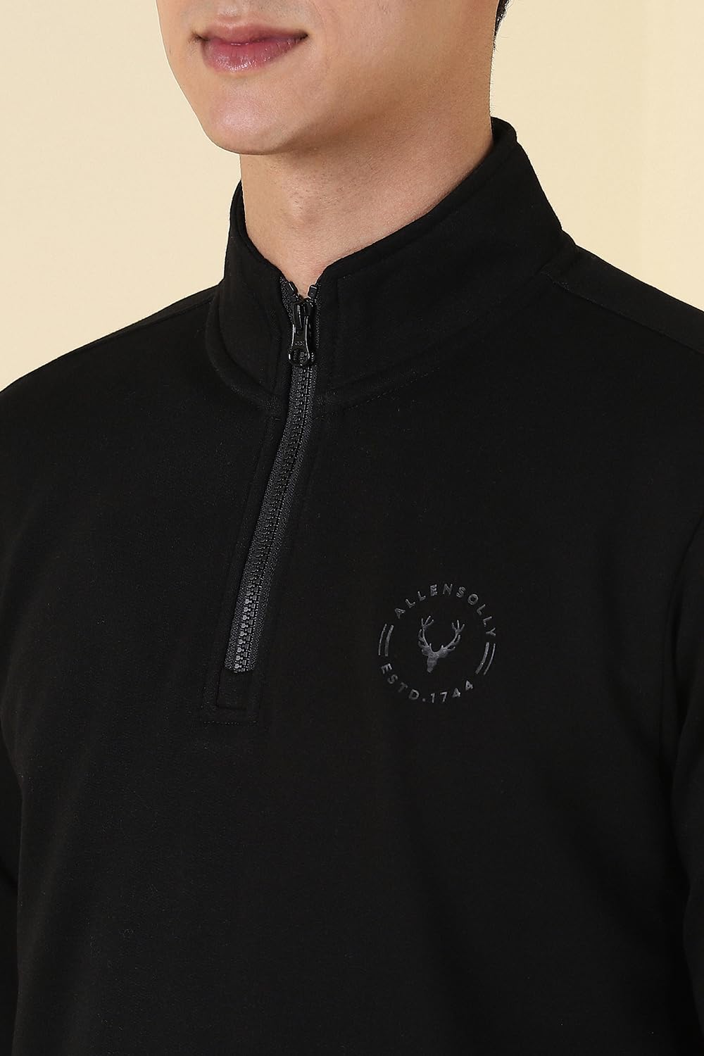 Allen Solly Mens Sweatshirt Black - Image 3