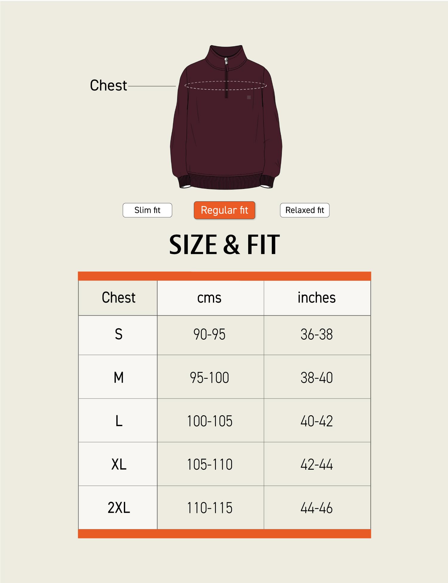 DAMENSCH ReNEWd Soft Ribbed Texture, Strong Durable Fabric, Dyes Ottoman Half-Zip Sweatshirts - Eclipse Black - XL - Image 3