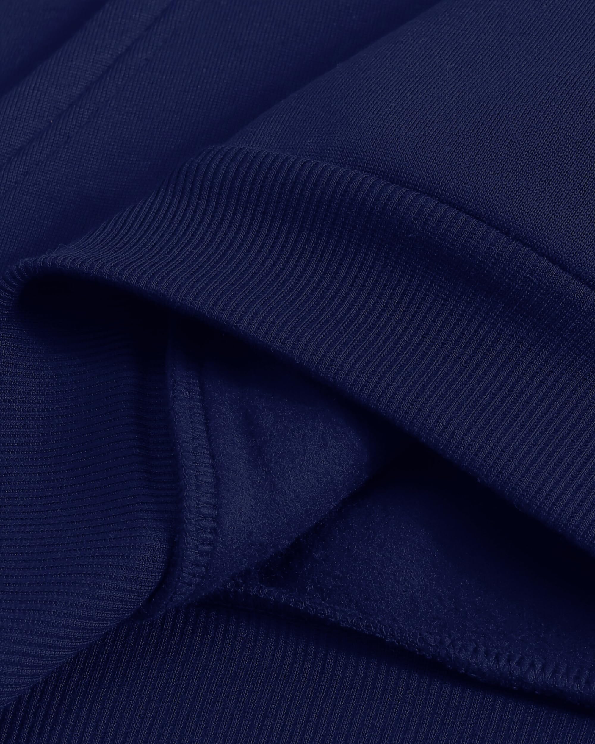 Glowic Men’s Hoodie | Oversized Stylish Sweatshirt for Winter Wear | Trendy Casual Hoodie for Men | Perfect for Gym, Travel, Streetwear Fashion (in, Alpha, XL, Plus, NavyBlue) - Image 4