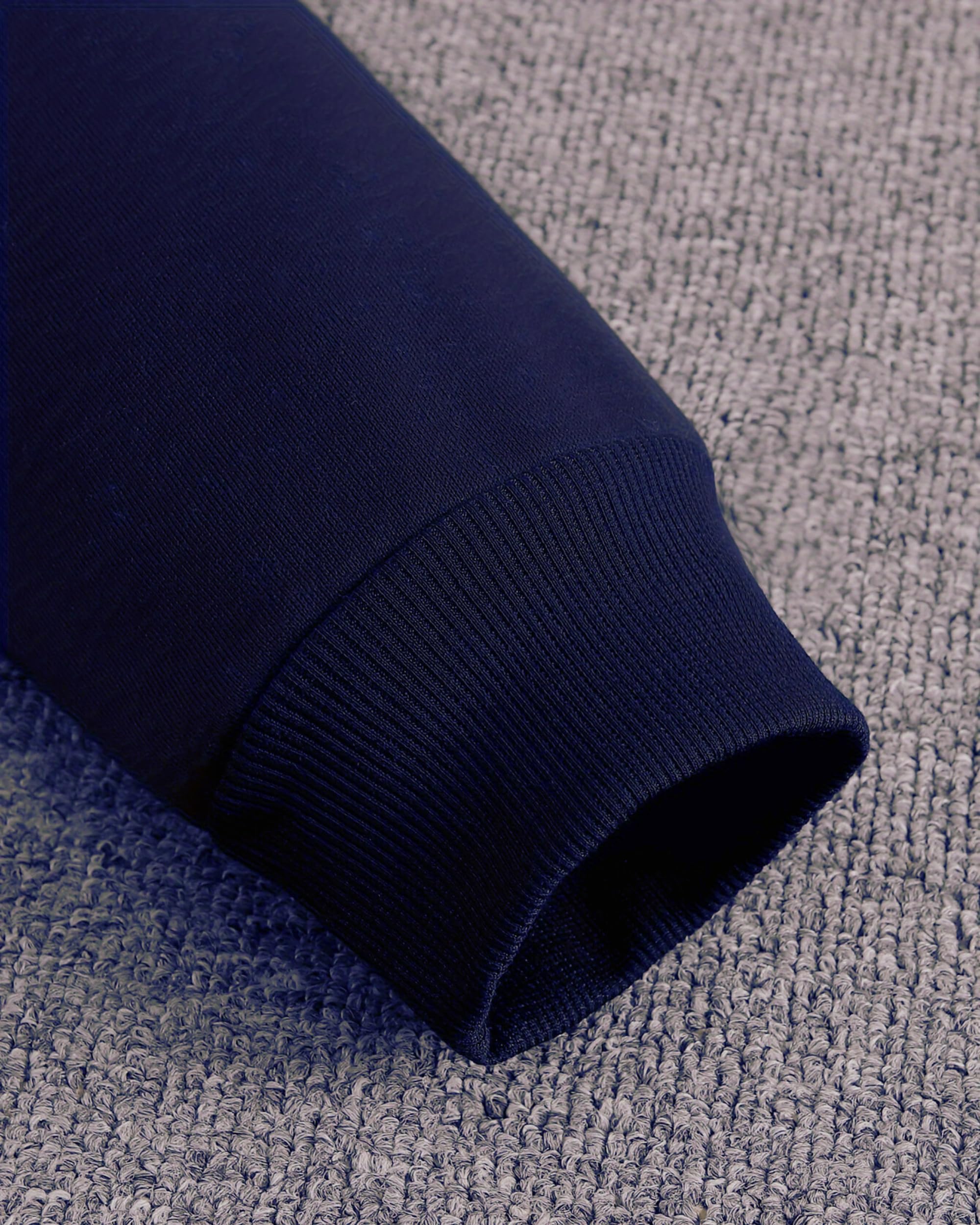 Glowic Men’s Hoodie | Oversized Stylish Sweatshirt for Winter Wear | Trendy Casual Hoodie for Men | Perfect for Gym, Travel, Streetwear Fashion (in, Alpha, XL, Plus, NavyBlue) - Image 3