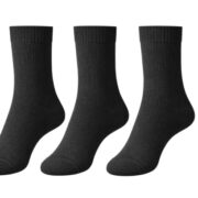 Men’s Cotton Socks | Soft Breathable Everyday Wear Socks for Office Casual & Daily Use | Multiple Colors & Pack Options (Black Pack of 3)