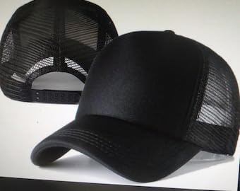 Jali Cap for Men, Lightweight Mesh Design, Ventilated, Black - Image 2