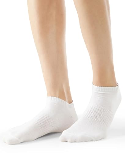Jockey 7097 Men's Compact Cotton Stretch Low Show Socks with Stay Fresh Treatment_White_Free Size - Image 4