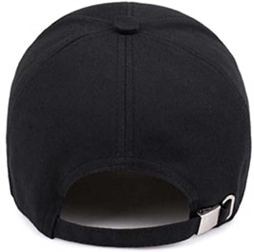 ADNOCK Unisex Baseball Cap, Black, Comfortable & Stylish, Adjustable Buckle, Sun Protection, Perfect for Sports & Casual Wear - Image 5