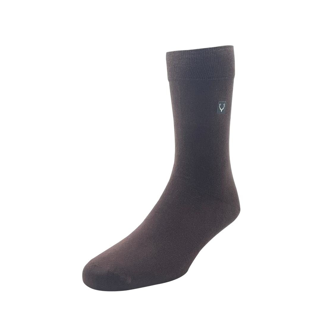 Allen Solly Men'S Cotton Full Length Socks (1 Pair) - Brown - Image 4