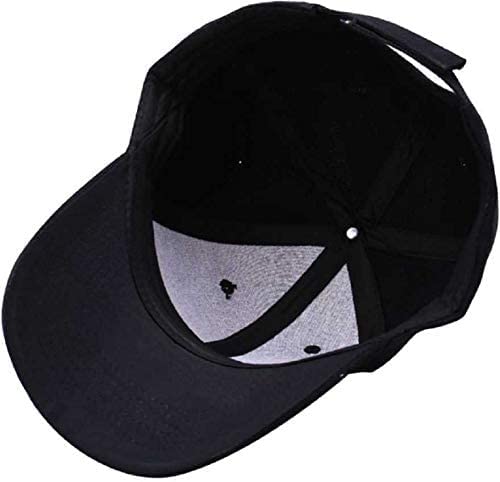 SELLORIA Acrylic Plain Baseball Sport Cap Men's Baseball Head Hat Stylish All Sports Caps With Adjustable Strap Pack Of 1 (Black) - Image 2