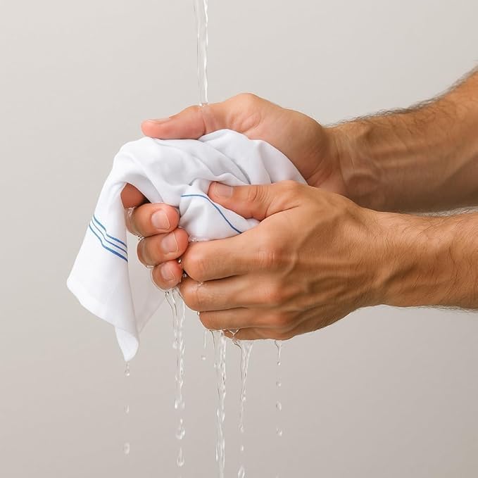 Aenon Fashion is my passion Men’s Cotton White Handkerchief | 100% Pure Soft Cotton Large Size Hanky | Formal & Daily Use Premium Handkerchief for Men (3, Multi Colour 45x45) - Image 4