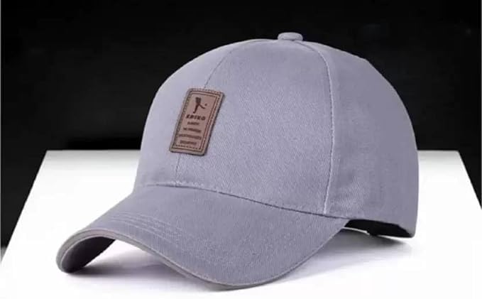 SELLORIA Men's Acrylic Cap (LIGHGT Grey, Free Size - Image 5