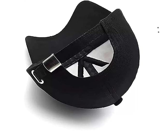 V.E Baseball Cap Comfortable Adjustable Cap with Stylish Design Sports caps for Men, Caps Branded with Adjustable Strap in Summer for Men, Sports Caps for Men & Women Black - Image 2