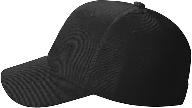 JNS Baseball Cap Adjustable Size for Running Workouts and Outdoor Activities All Seasons, Black