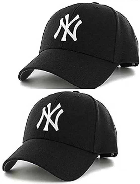 V.E Baseball Cap Comfortable Adjustable Cap with Stylish Design Sports caps for Men, Caps Branded with Adjustable Strap in Summer for Men, Sports Caps for Men & Women Black - Image 3
