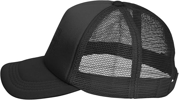 Jali Cap for Men, Lightweight Mesh Design, Ventilated, Black - Image 6