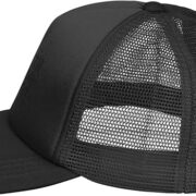 Jali Cap for Men, Lightweight Mesh Design, Ventilated, Black
