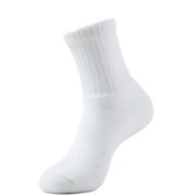 Jockey Men's Calf Length Cotton Socks 7030_White_Free Size