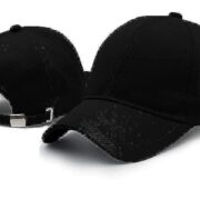 SELLORIA Stylish Cotton Baseball Adjustable Cap For Men/Women (Cap No 1), Black