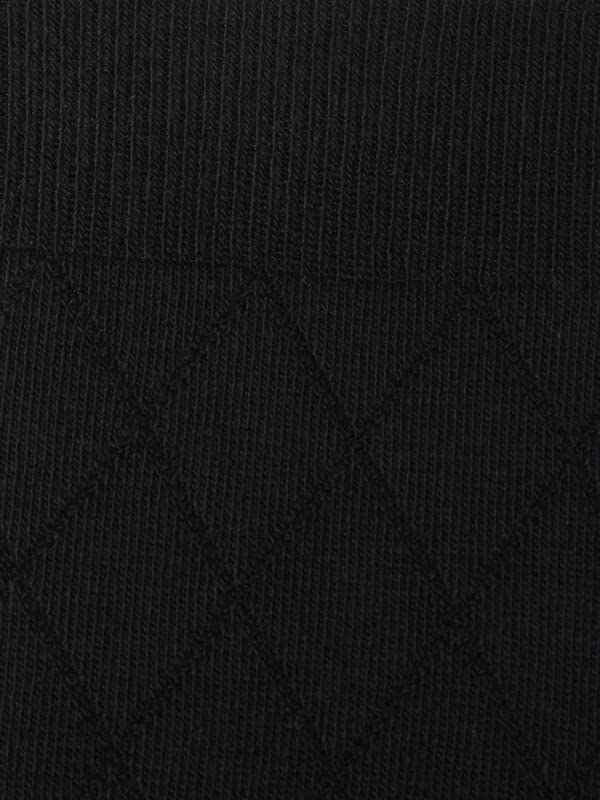 Jockey Men's Calf Length Cotton Socks 7098_Black_FREE SIZE - Image 2