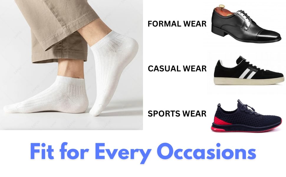 FABLOID Men & Women Solid 5 Pairs Multicolor Polycotton Free Size Ankle Length Socks (Pack of 5) - Image 8