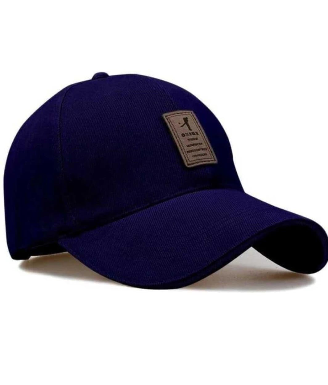 Classic Baseball Cap for Men, Navy Blue, Sports Style with Logo Patch Latest for Man Cap Designer edico - Image 3