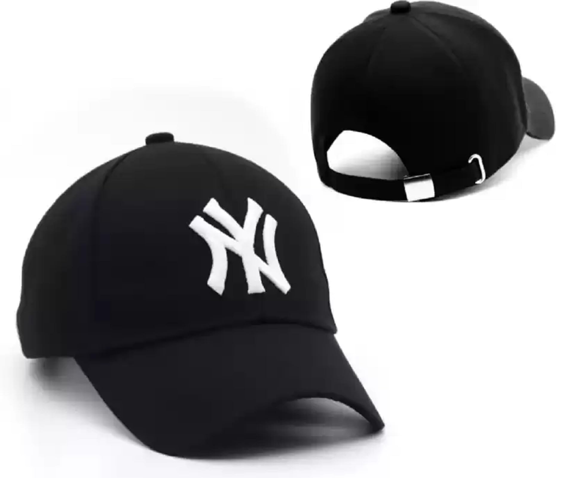 SELLORIA Stylish Cotton Baseball Adjustable Cap for Men/Women (Cap NO 3), Free Size, Black - Image 6