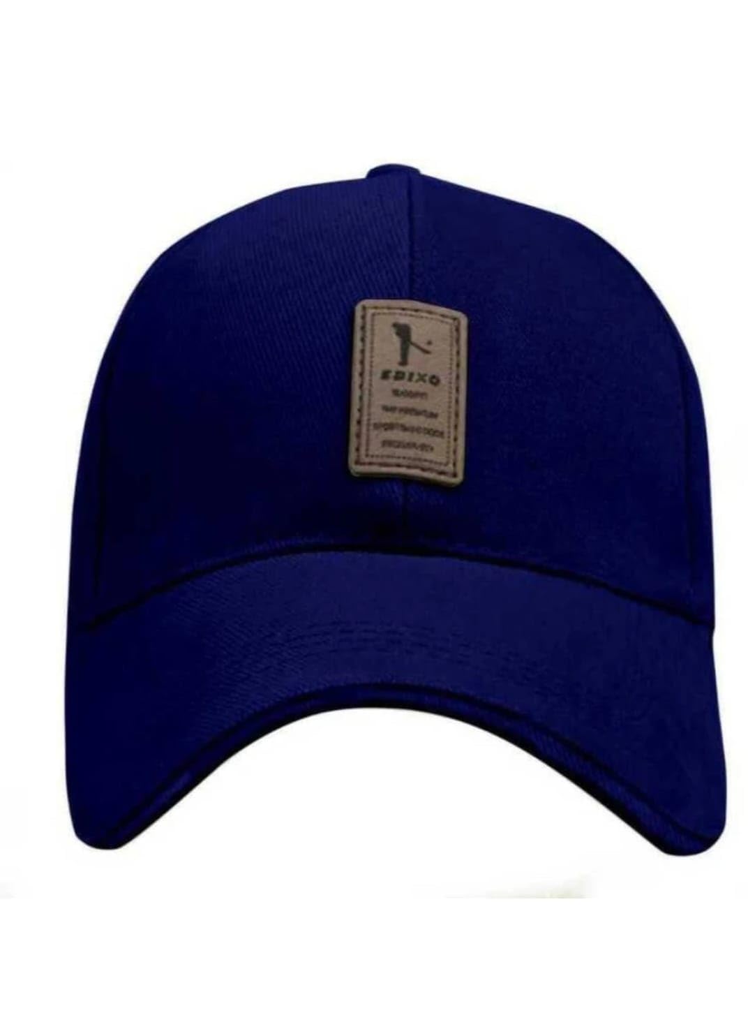 Classic Baseball Cap for Men, Navy Blue, Sports Style with Logo Patch Latest for Man Cap Designer edico