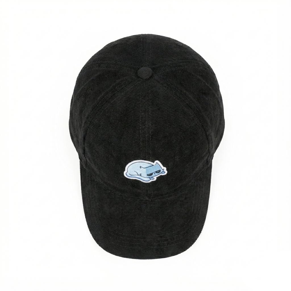 faas Graphic Print Cap for Men & Women | Casual Adjustable Baseball Cap | Stylish Music Lover Hat (Pack of 1) (3Black) - Image 6